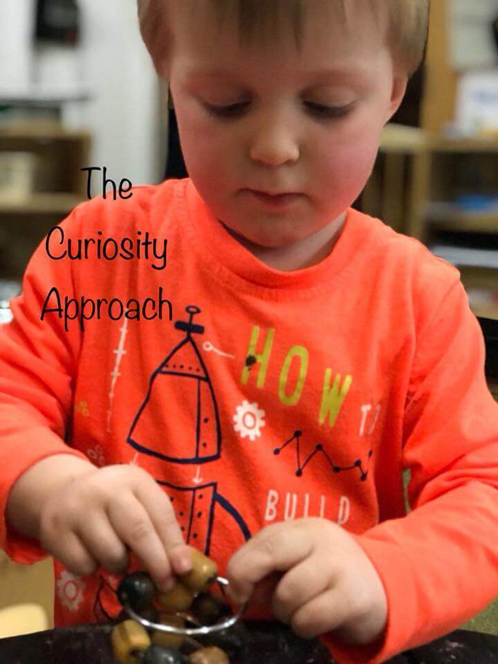 Boy concentrating